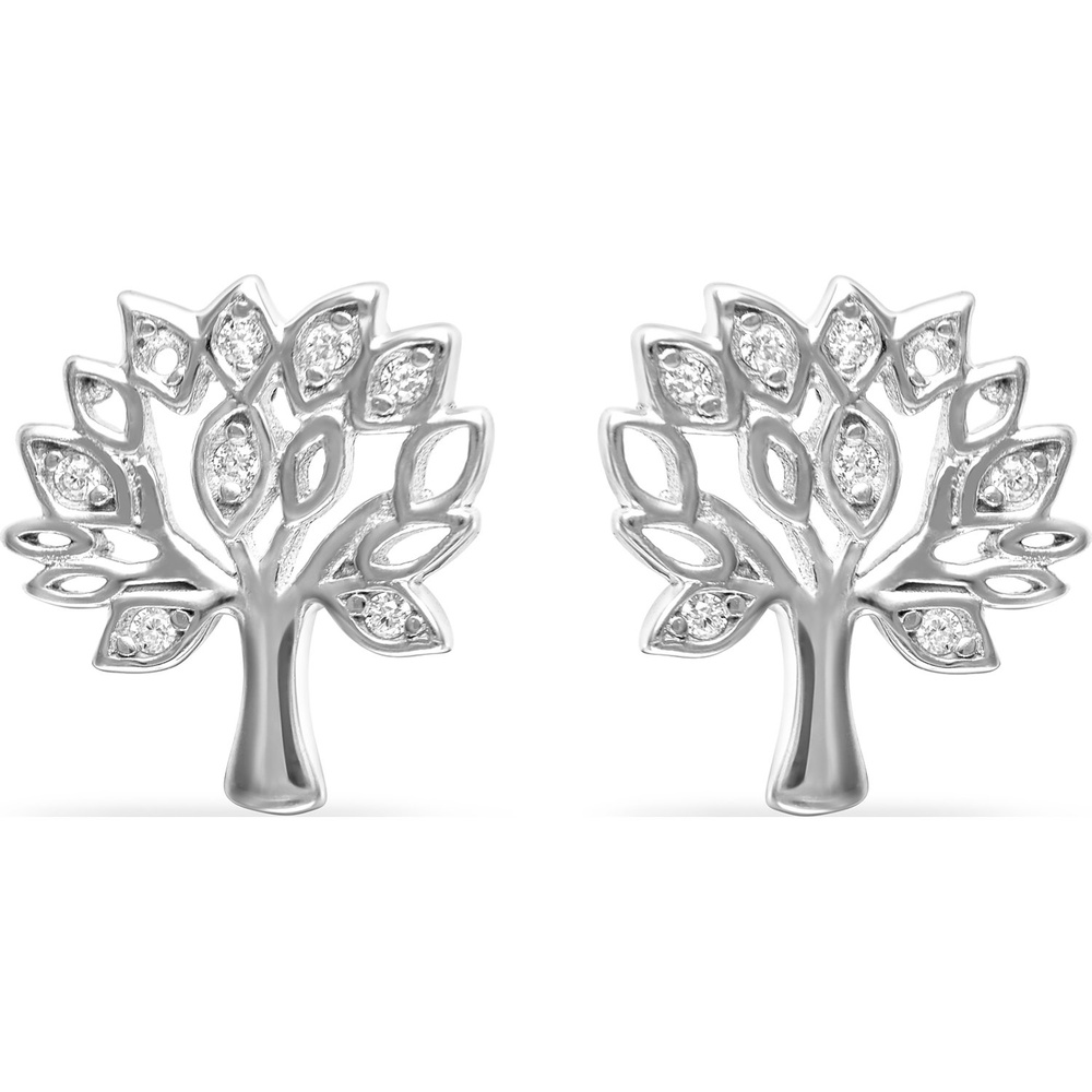FAVS Boucles d'oreilles à fermoir à poussette 925 Argent Boucles d'oreilles