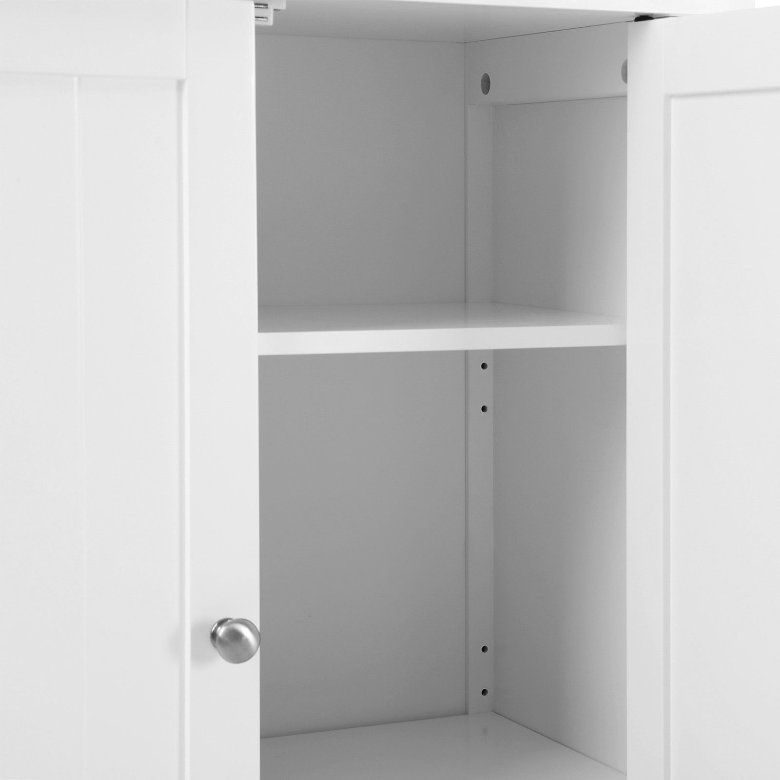 VASAGLE Badkommode Badezimmerschrank, 2 verstellbare Ebene, 30 x 60 x 80 cm