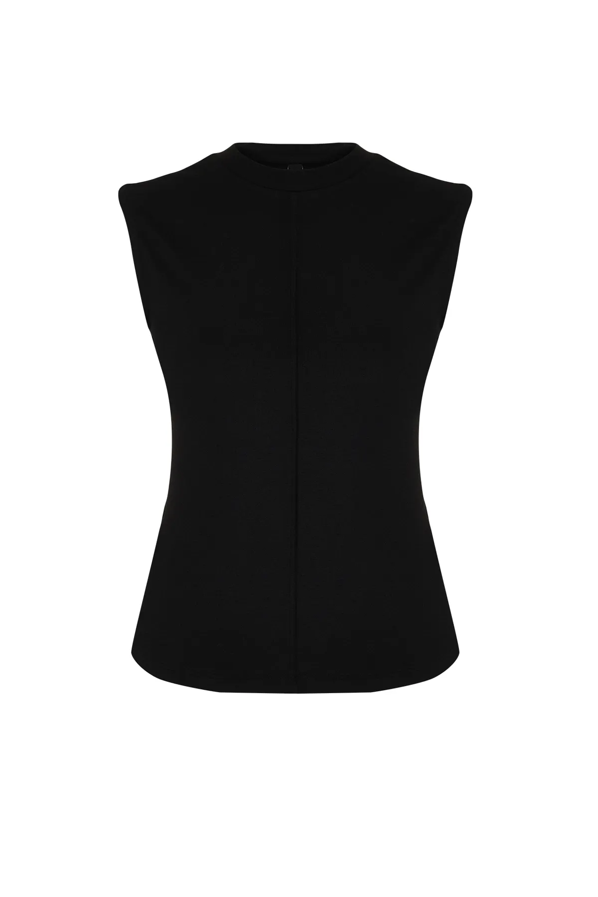Trendyol Collection  Schwarze figurbetonte/taillierte Stretch-Strickbluse aus Viskose/weichem Stoff TWOSS24BZ00432