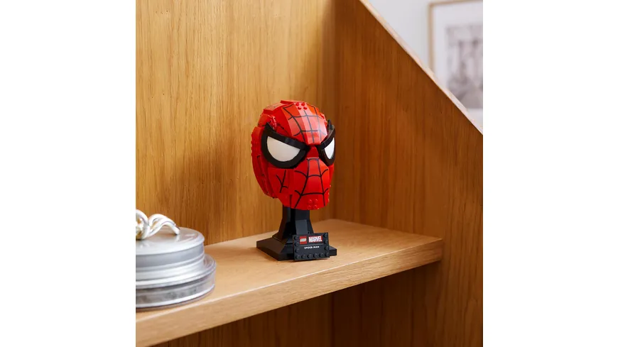 LEGO Marvel 76285 Spider-Mans Maske, Superhelden-Modellbausatz für Erwachsene