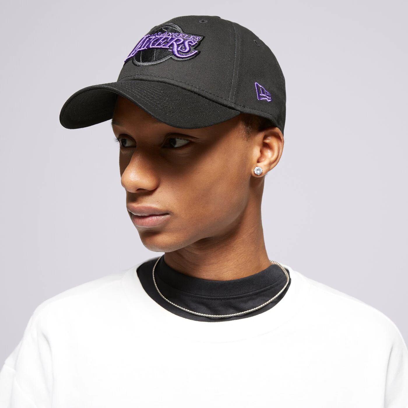 NEW ERA MÜTZE SIDE PATCH 940 LAKERS LOS ANGELES LAKERS Schwarz