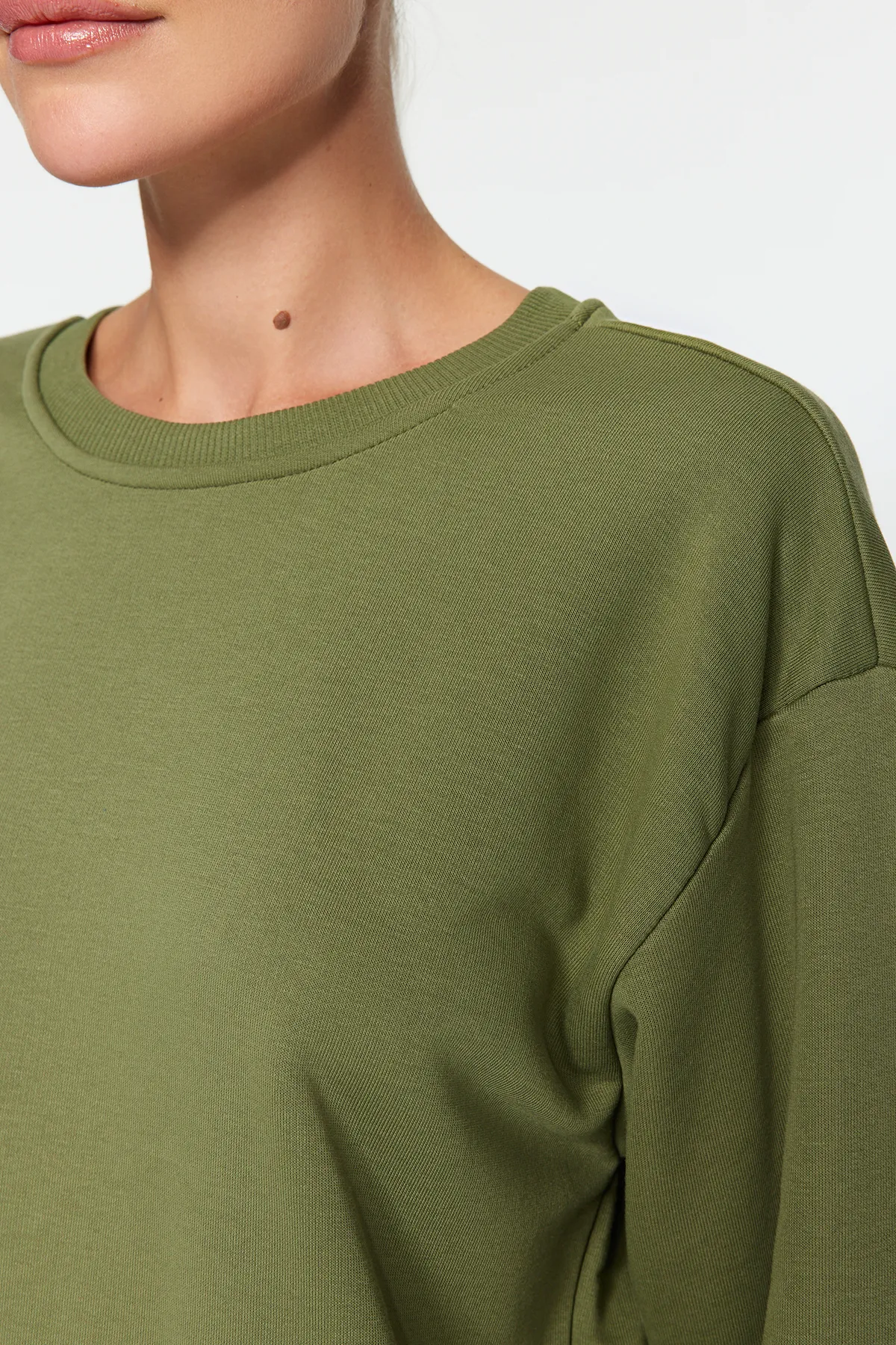 Trendyol Collection  Trainingsanzug - Khaki - Regular Fit