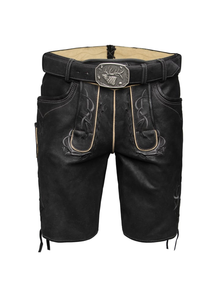Spieth & Wensky Lederhose Eldorado in dunkelbraun günstig kaufen