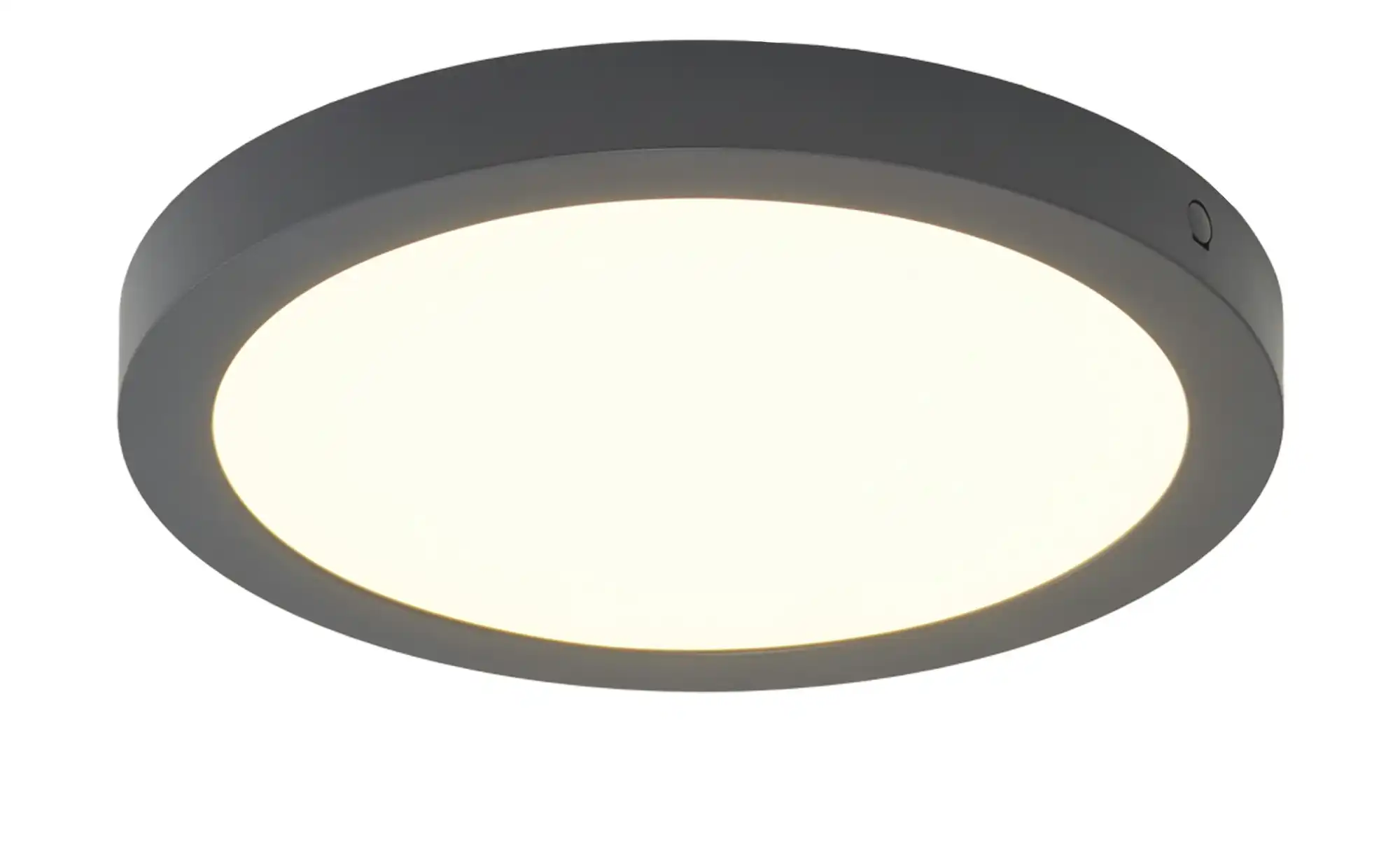 LED-Deckenleuchte, rund, dunkelgrau