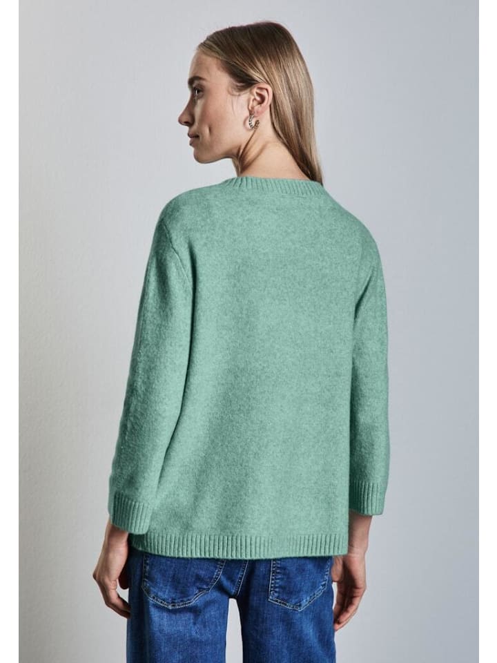 Street One Pullover in sunlit green mel. günstig kaufen