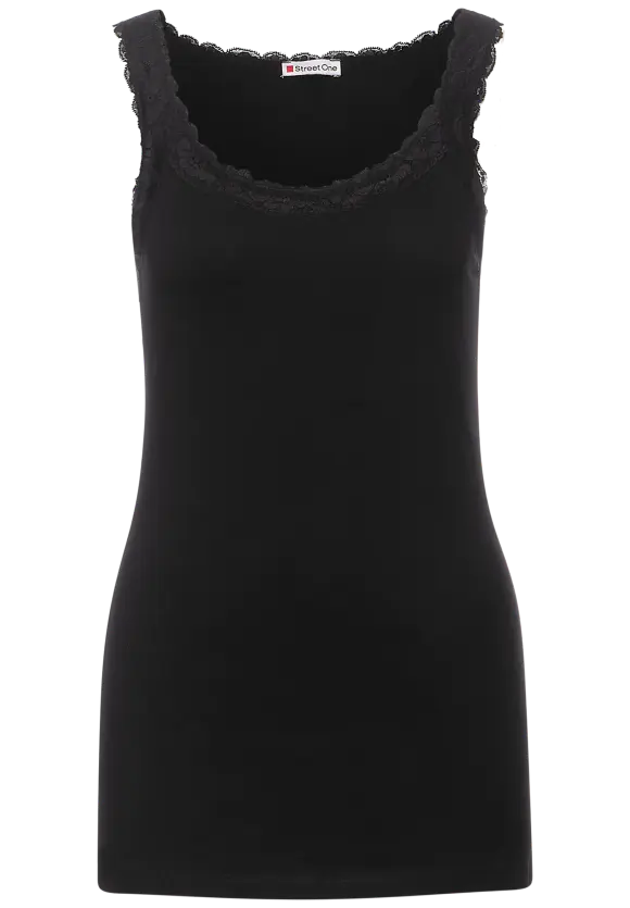 Street One Top mit Spitzendetail