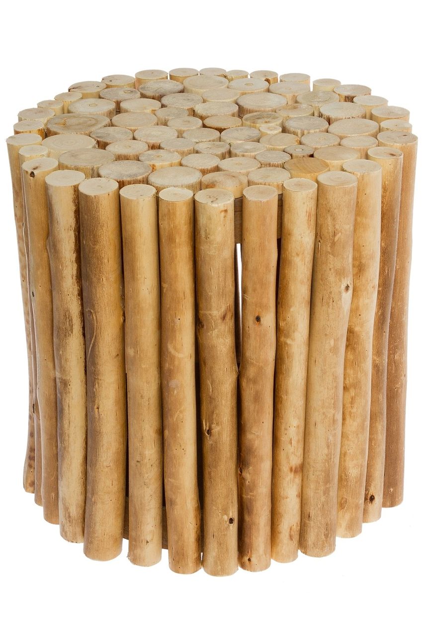 MyFlair My Flair Holz Hocker  