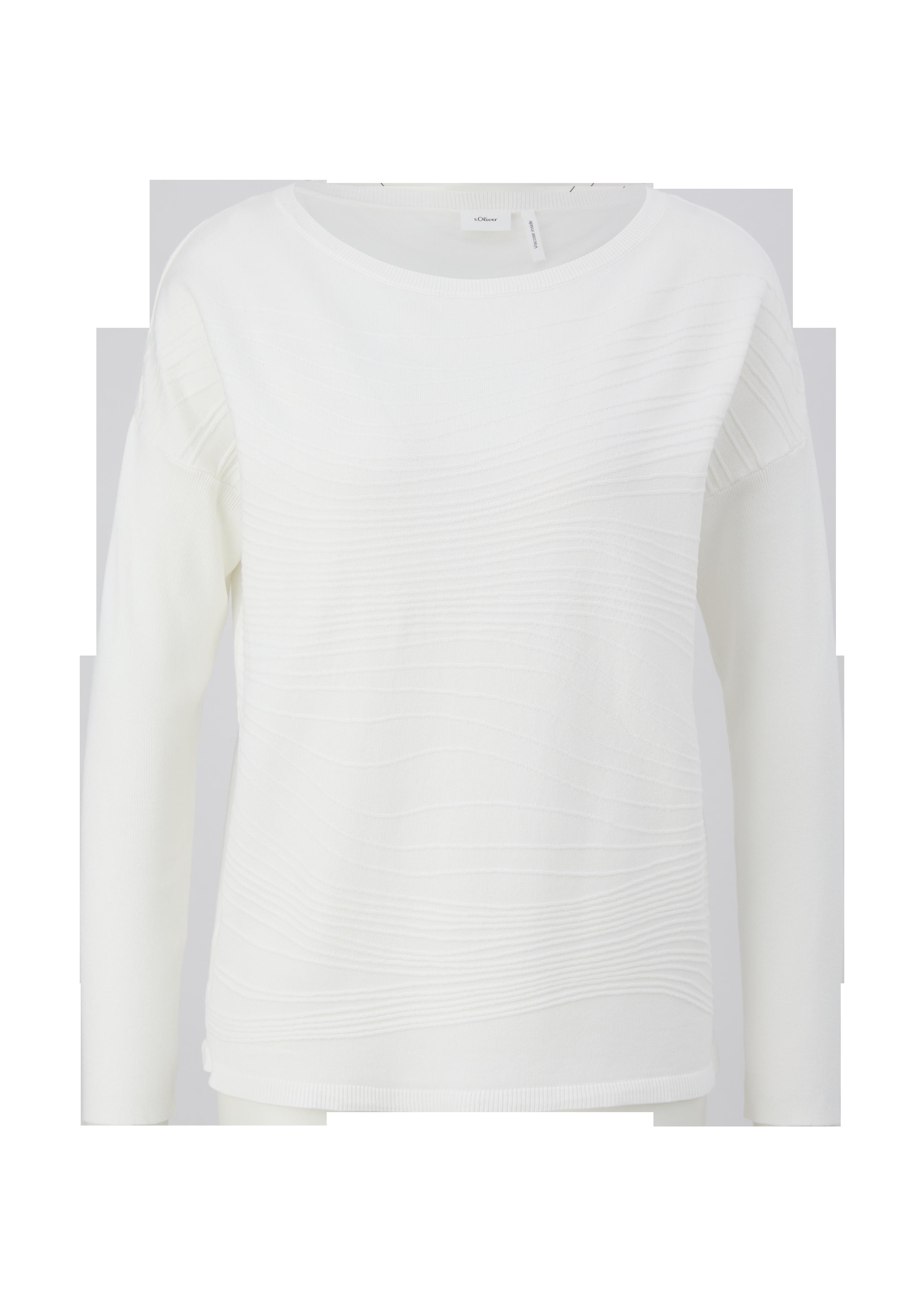 Pullover mit feinen Strickstreifen  2122153-0200