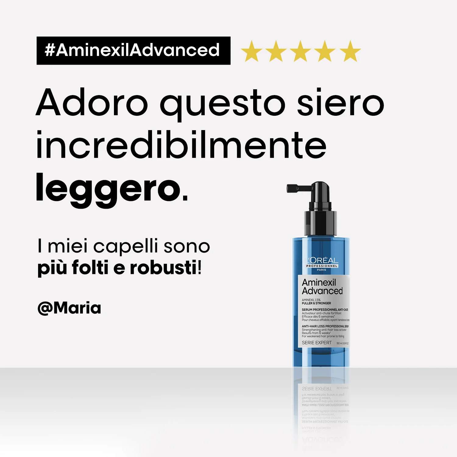 EKSPERTU SĒRIJA Jaunās Aminexil Advanced ampulas - līdzeklis pret matu izkrišanu