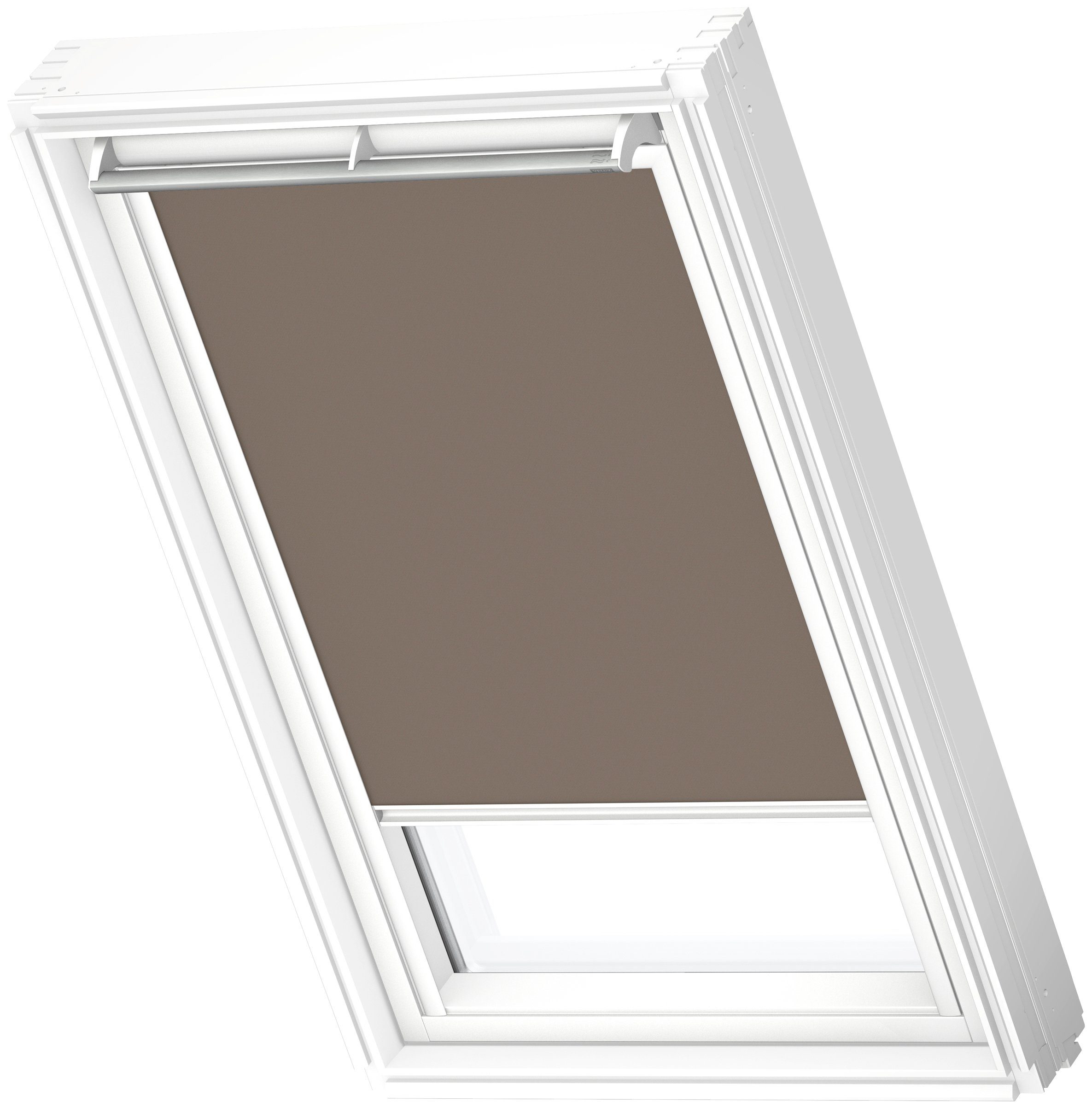 Dachfensterrollo DKL Y45 457, VELUX, verdunkelnd, ohne Bohren, in Führungsschienen, VELUX Pick & Click!