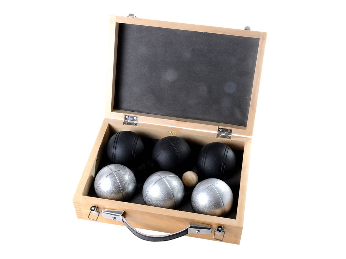 Buffalo pulverbeschichtet Boule-Set in Holzkiste