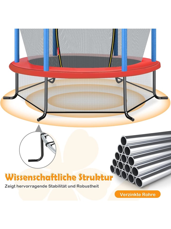 COSTWAY Gartentrampolin in Blau günstig kaufen onesize