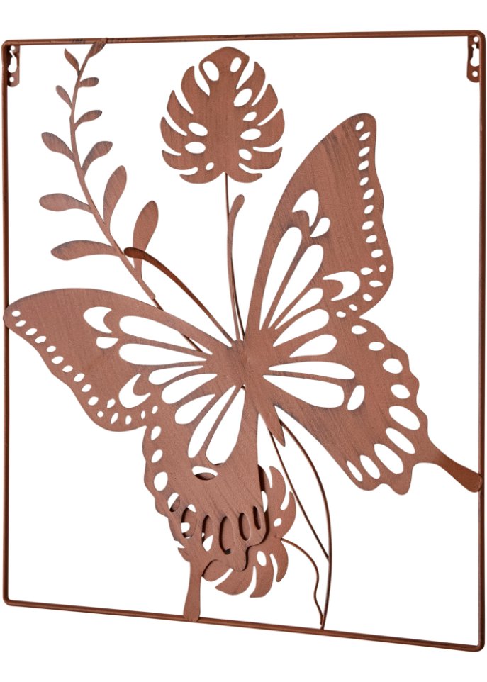 Wanddeko mit Schmetterling