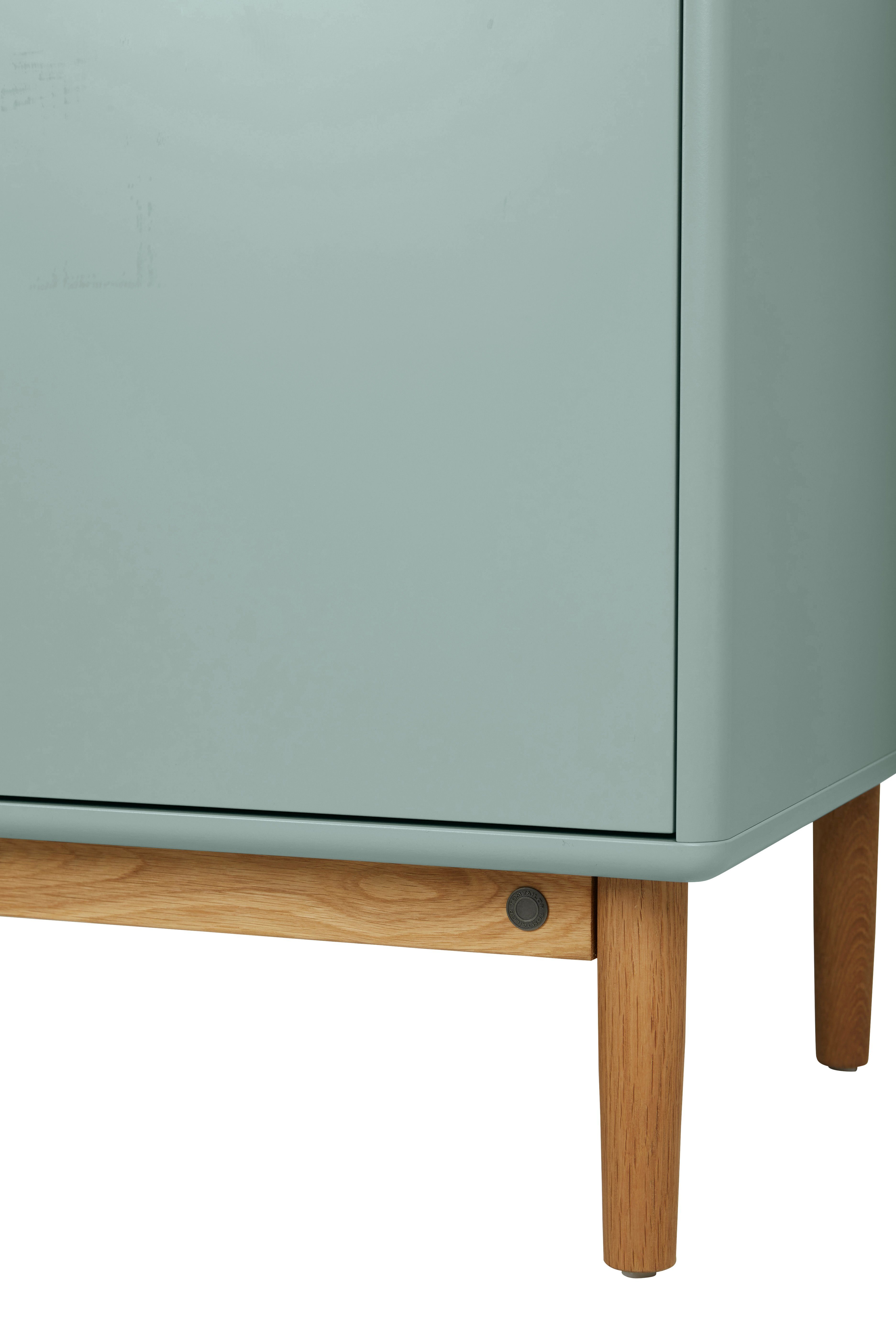 TOM TAILOR HOME Möbelfuß COLOR BATH Füße - für 65,5 cm breiten WBU & Midischrank - Eiche massiv, konische Form, massive Eiche, natur