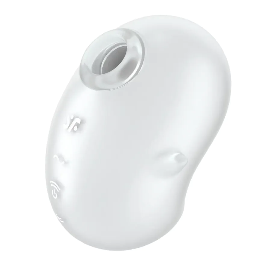 „Satisfyer Cutie Ghost“ intymios lyties masažuoklis, baltas