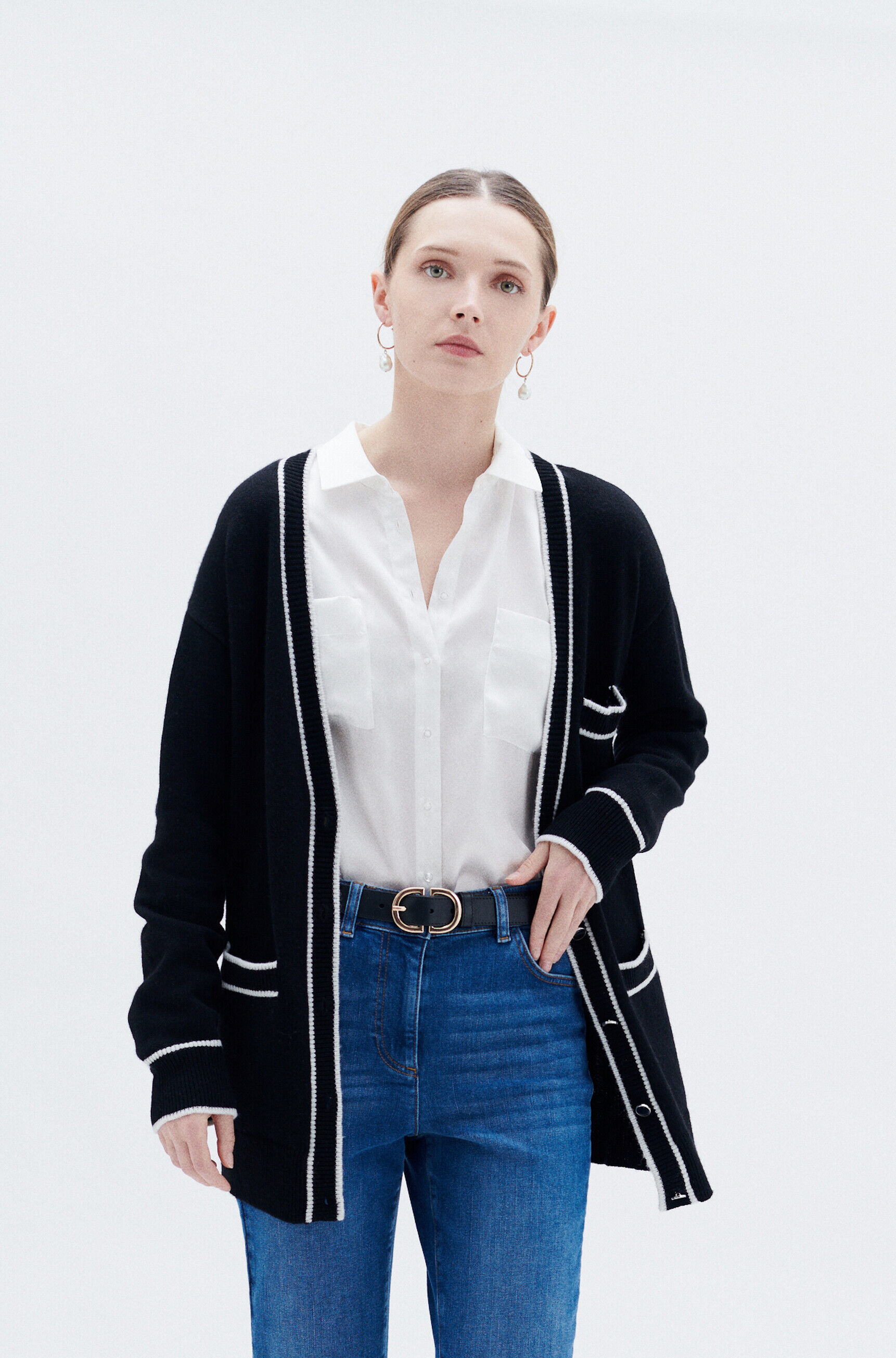 Gilet maxine noir femme