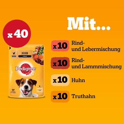 Pedigree Frischebeutel Multipack