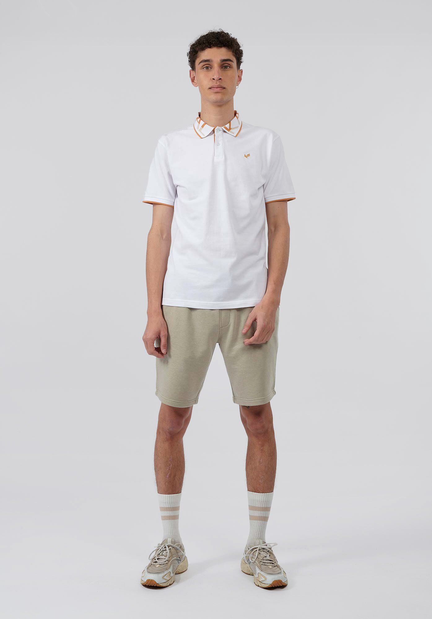 NOAH   Polo blanc homme 100% coton