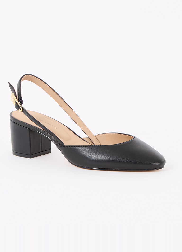 Tommy Hilfiger leather slingback