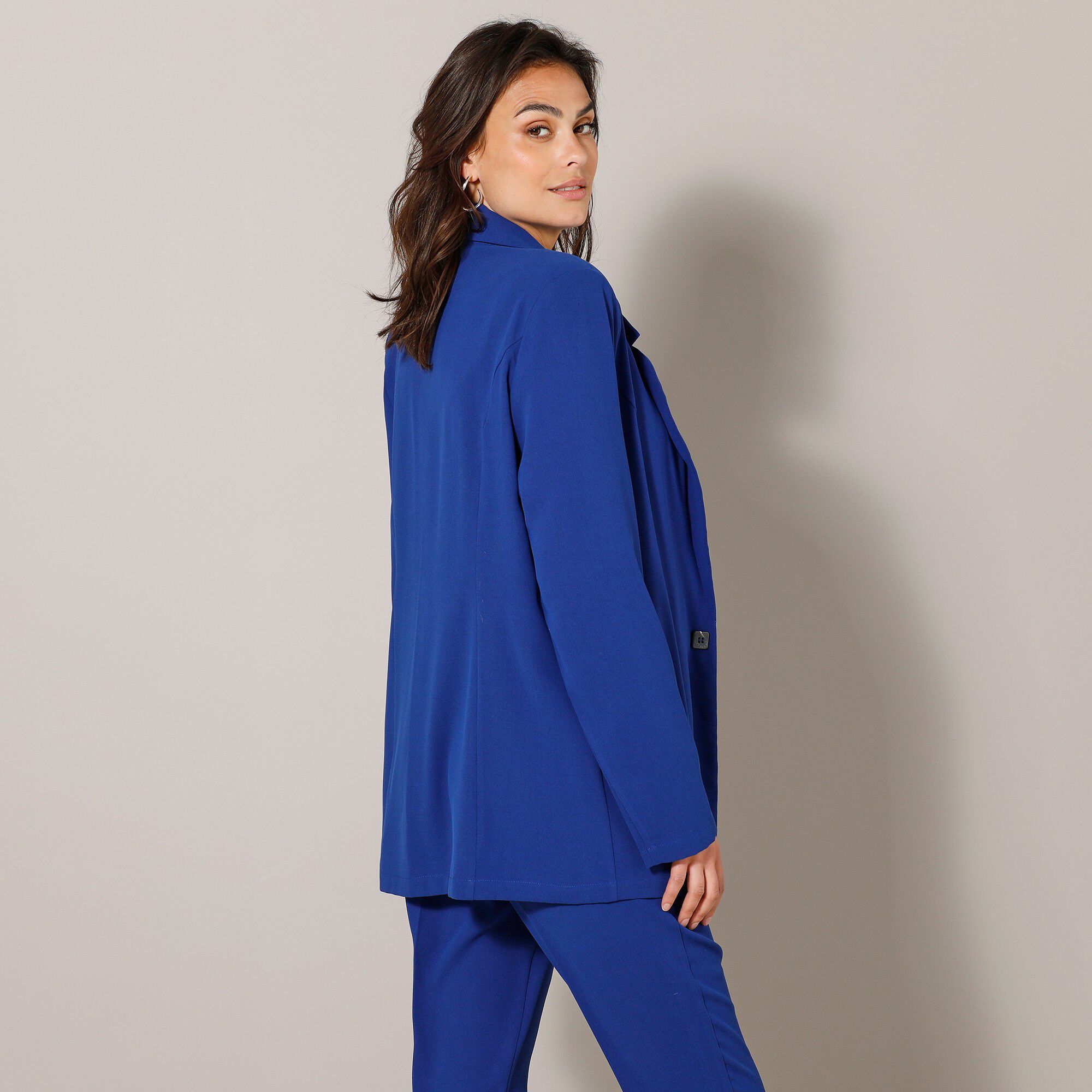 Veste blazer fluide manches longues