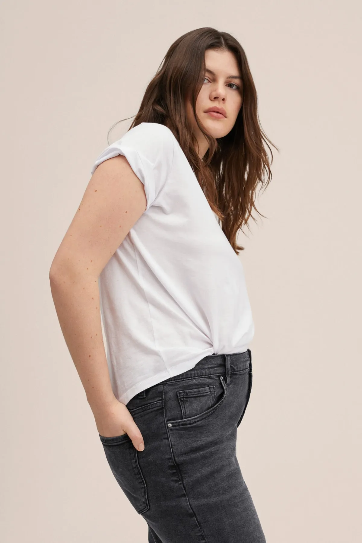 MANGO  Jeans - Grau - Bootcut