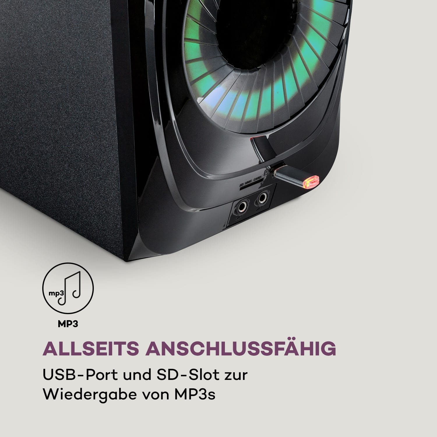 Auna Areal 825 5.1 Lautsprecher System (Bluetooth, 100 W)