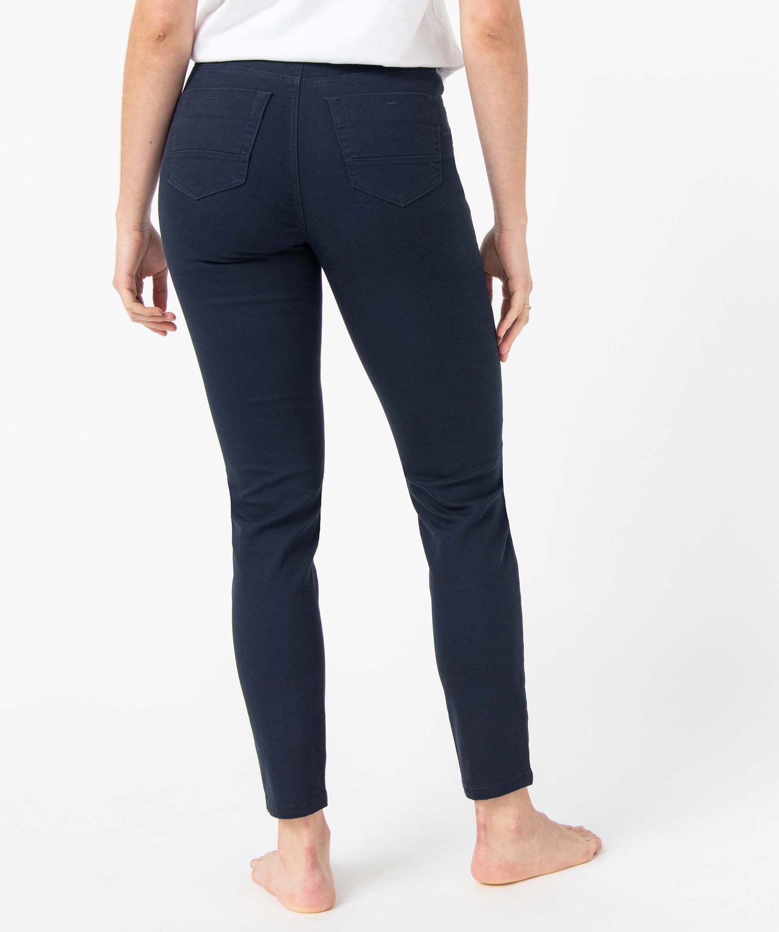 Pantalon femme coupe Slim - L26 marine | GEMO