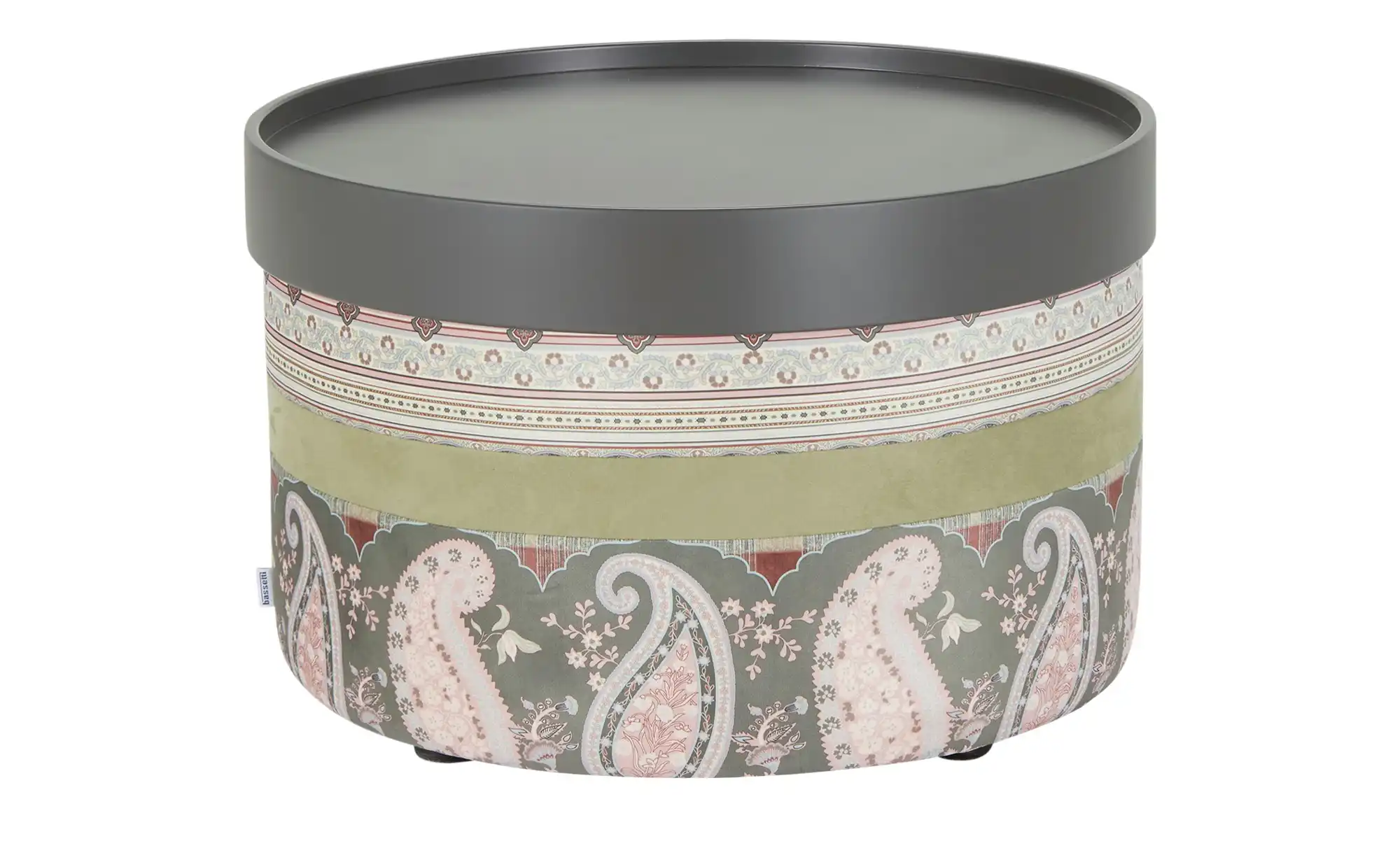 bassetti by SCHRÖNO Pouf aus Velours Tino