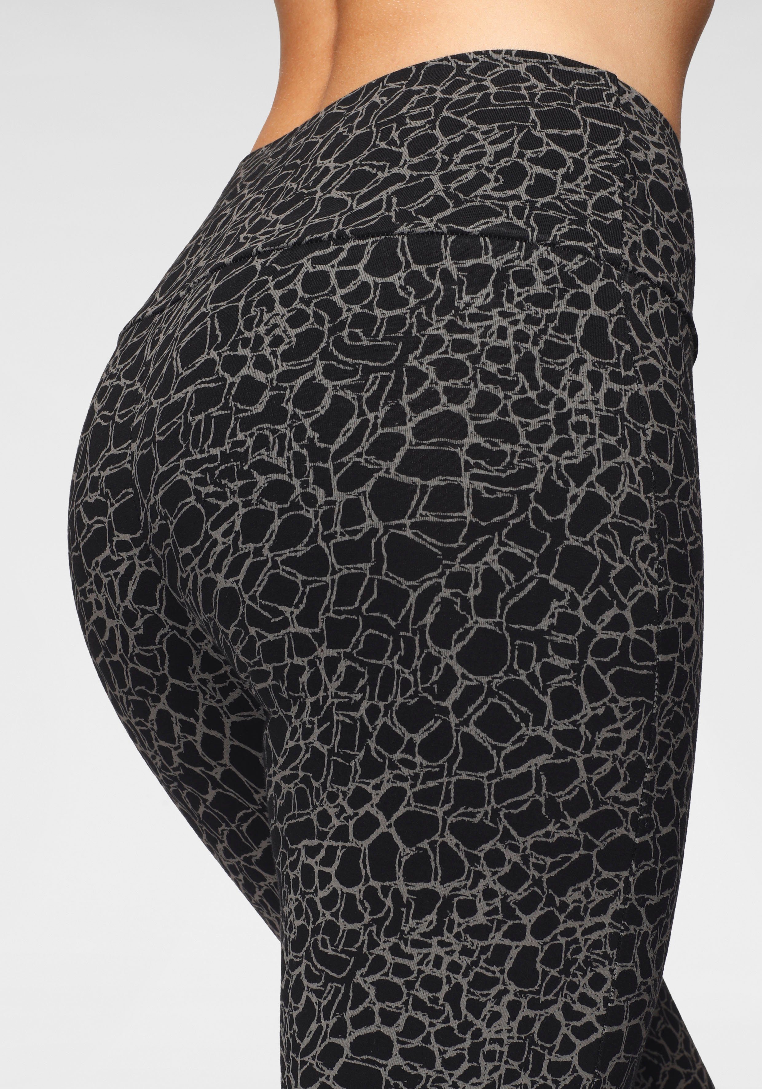 H.I.S Leggings (2er-Pack) in bedruckt und uni