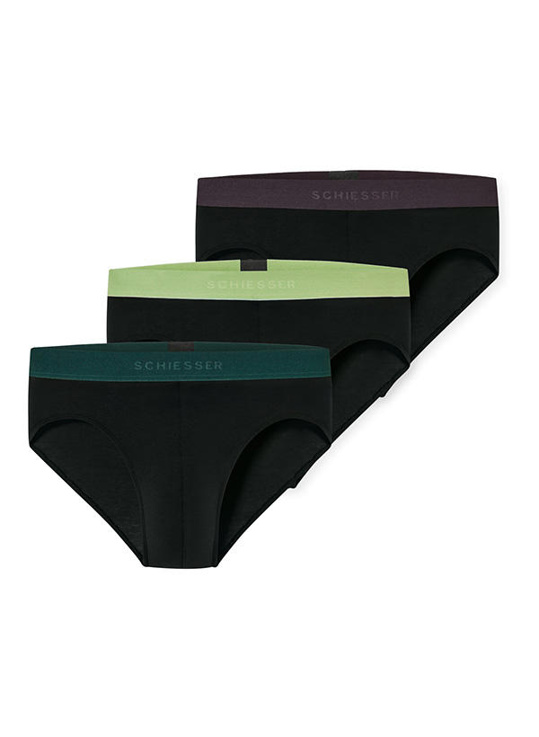 Schiesser, Slips, Bio Baumwoll-Stretch, dunkelblau