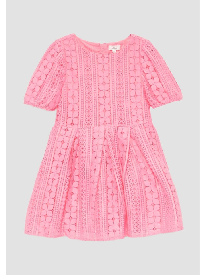 s.Oliver Kleid kurz in Pink günstig kaufen
