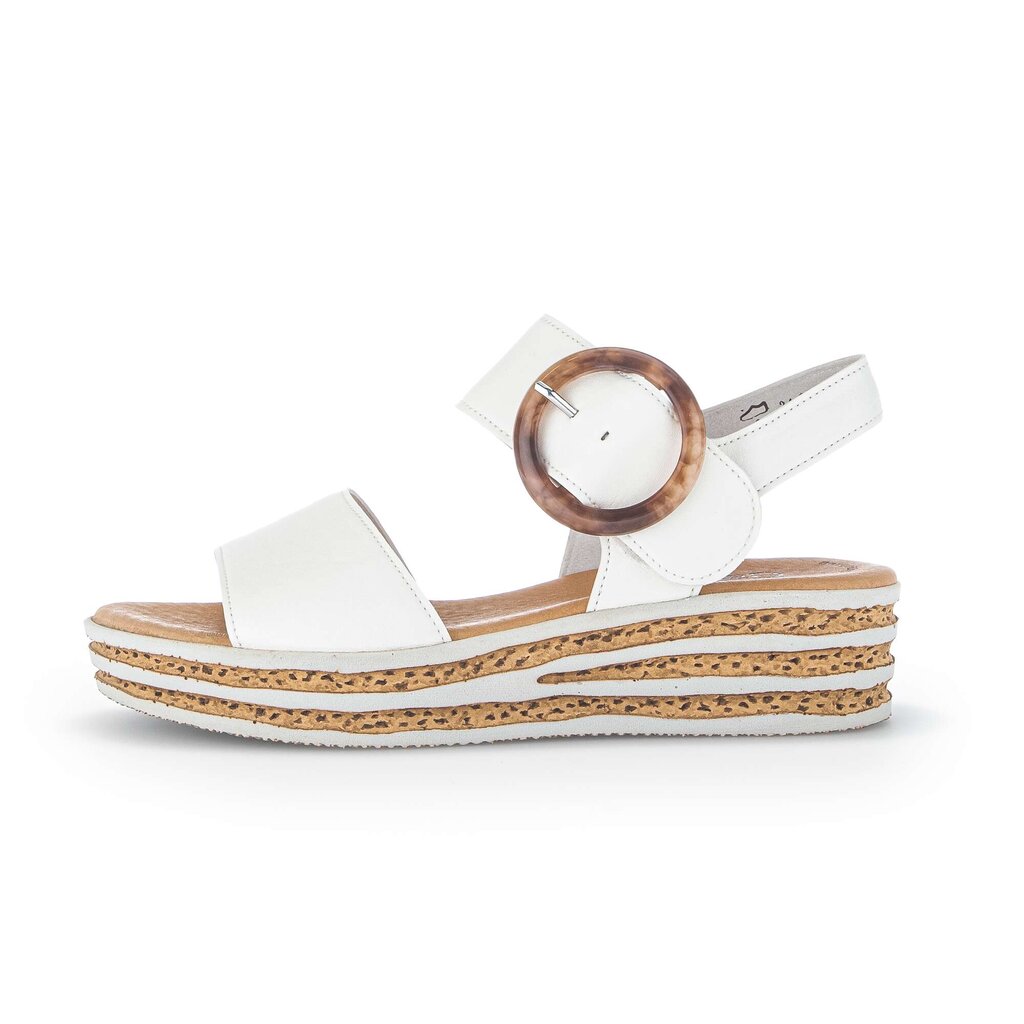 Gabor fashion Plateau Sandale creme