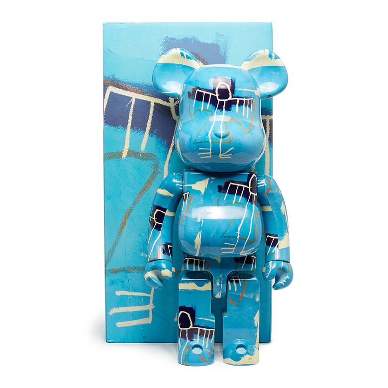 Medicom Bearbrick Basquiat #9 1000% multicolor