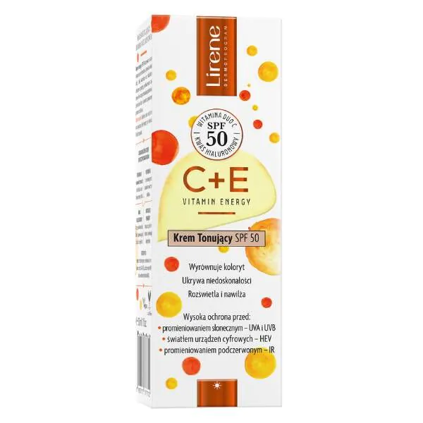 Lirene C+E Vitamine Energie Verstevigende en Verhelderende Crème SPF50