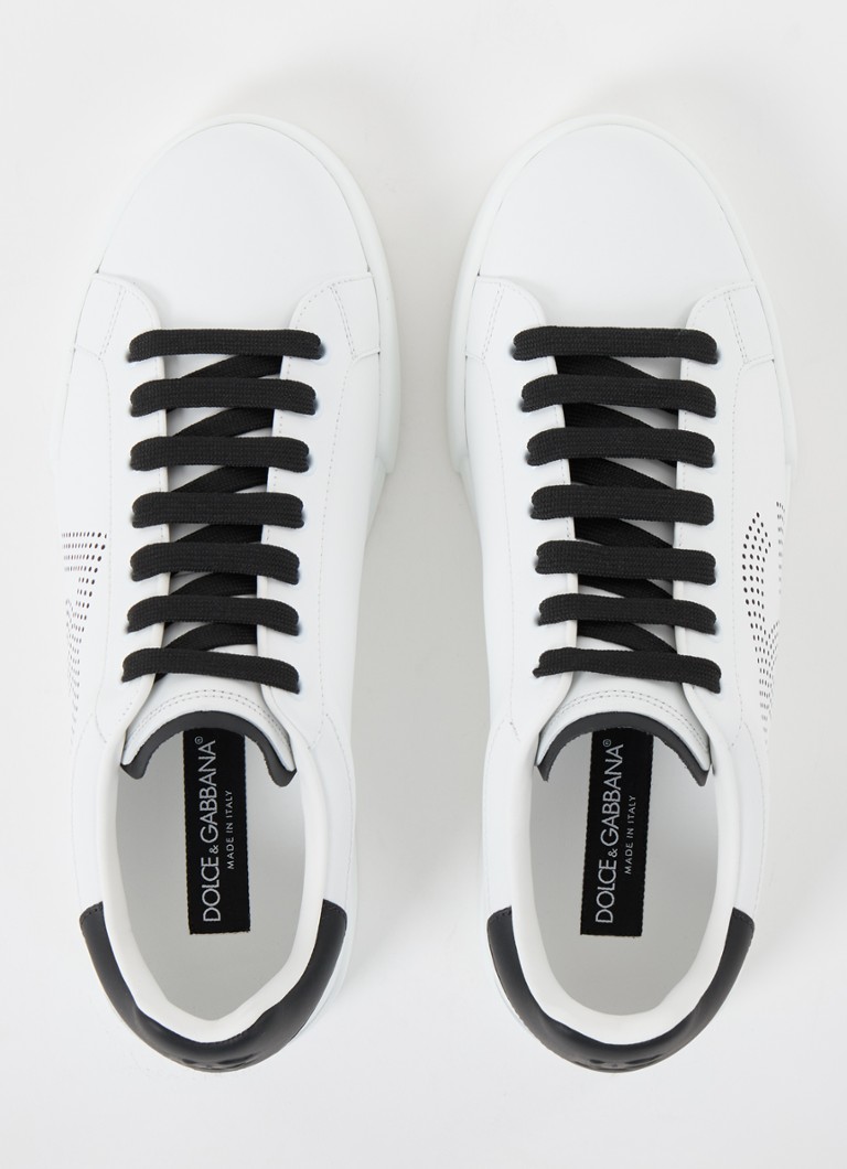 Sneakers Dolce & Gabbana Portofino in pelle di vitello con logo