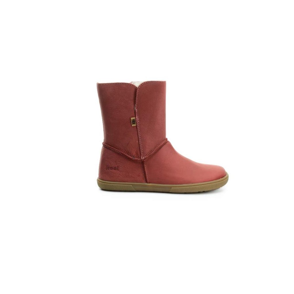 Koel4kids Dina Warm Blossom 08T010.232-600 weinrote Barfußstiefel