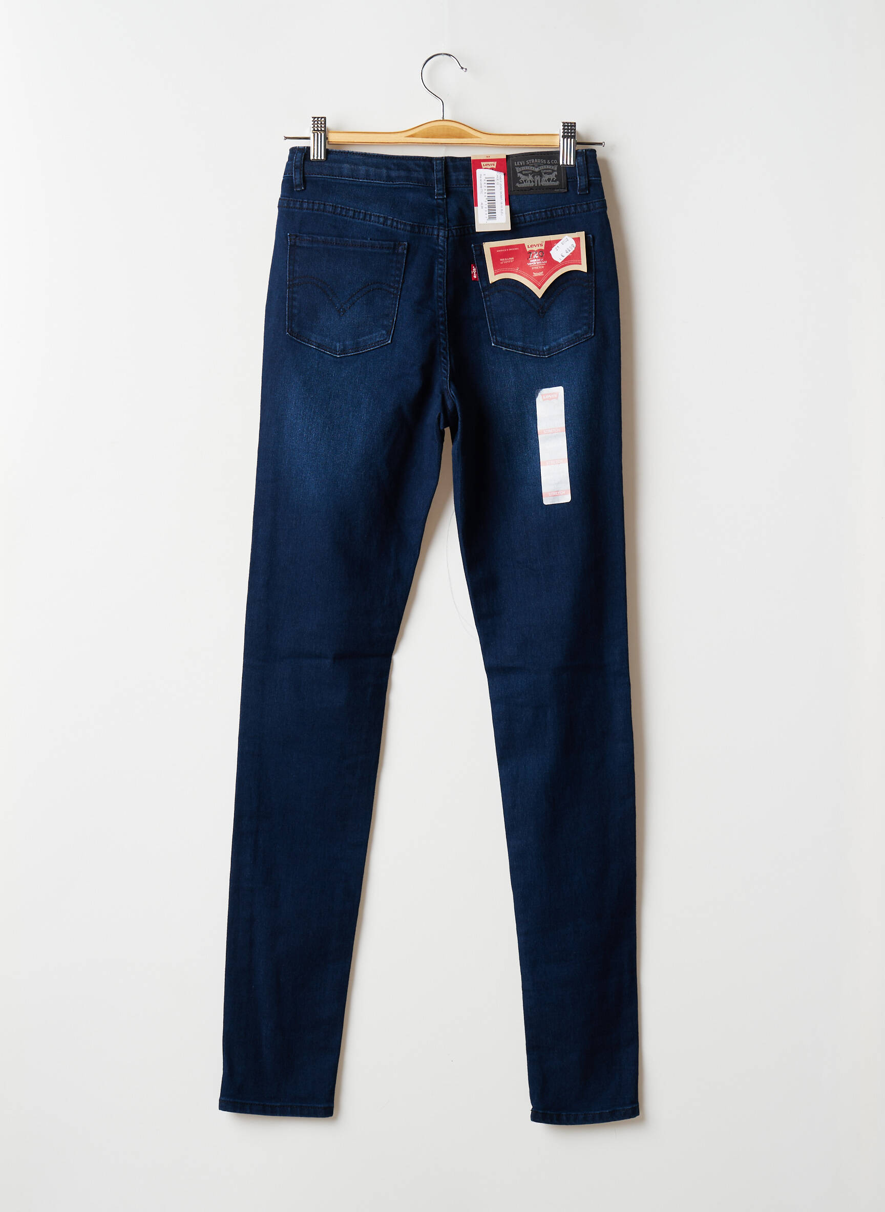 Levis Jeans Skinny Fille couleur bleu