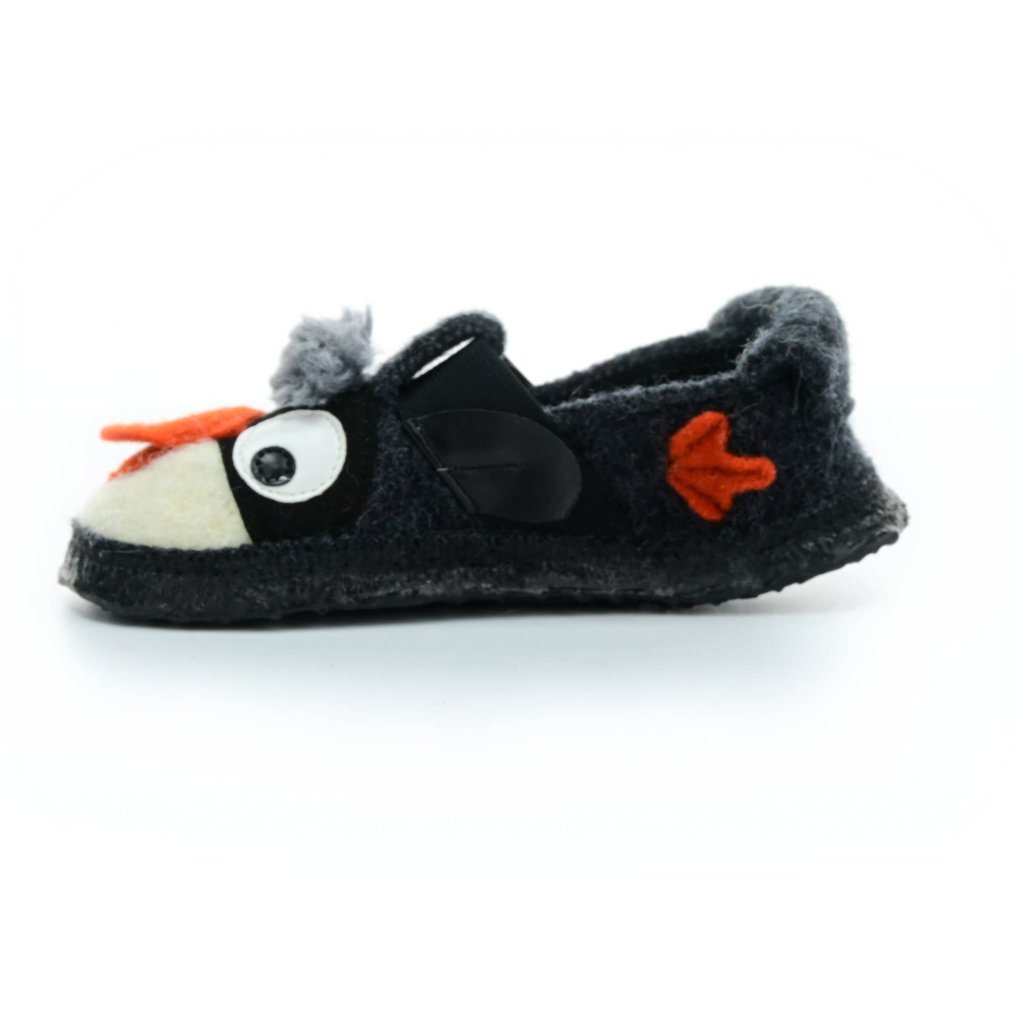 Nanga Fuzzi Pingu Dunkelgrau Barfußhausschuhe