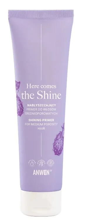 Anwen Here Comes The Shine Shine Primer til hår med medium porøsitet