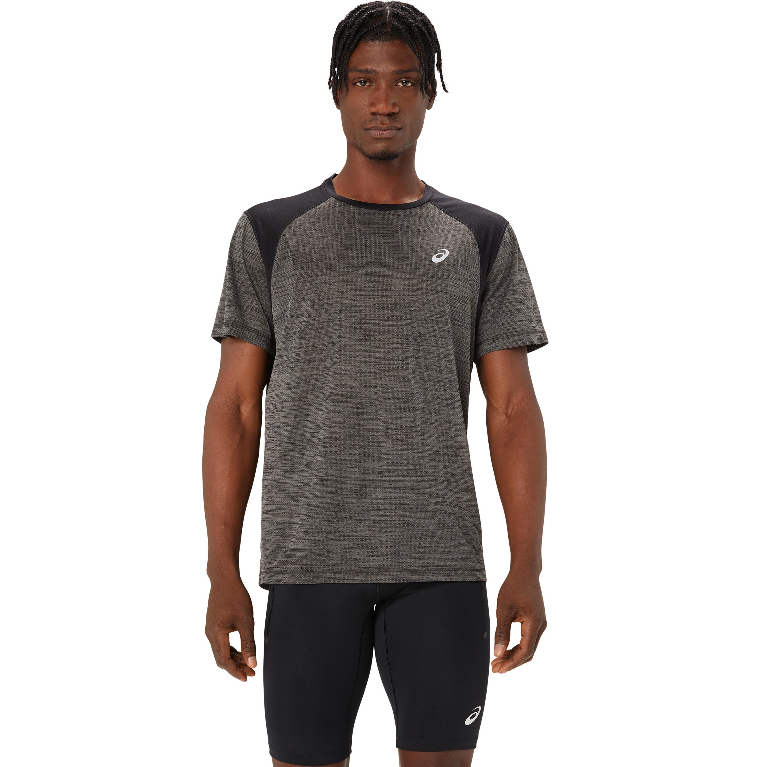 Road Laufshirt Herren - Schwarz