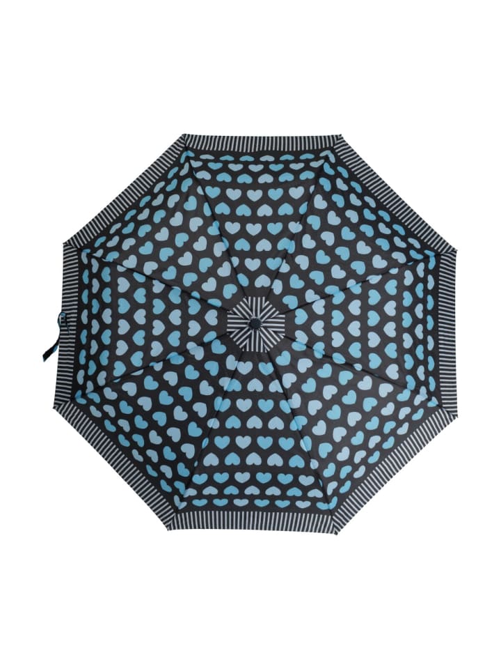 COFI 1453 Teleskop Taschenschirm mit Schutzhülle ø100 cm Wind- und Regenfest in Hellblau günstig kaufen onesize