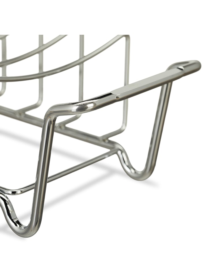 relaxdays Rippchenhalter in Silber günstig kaufen onesize