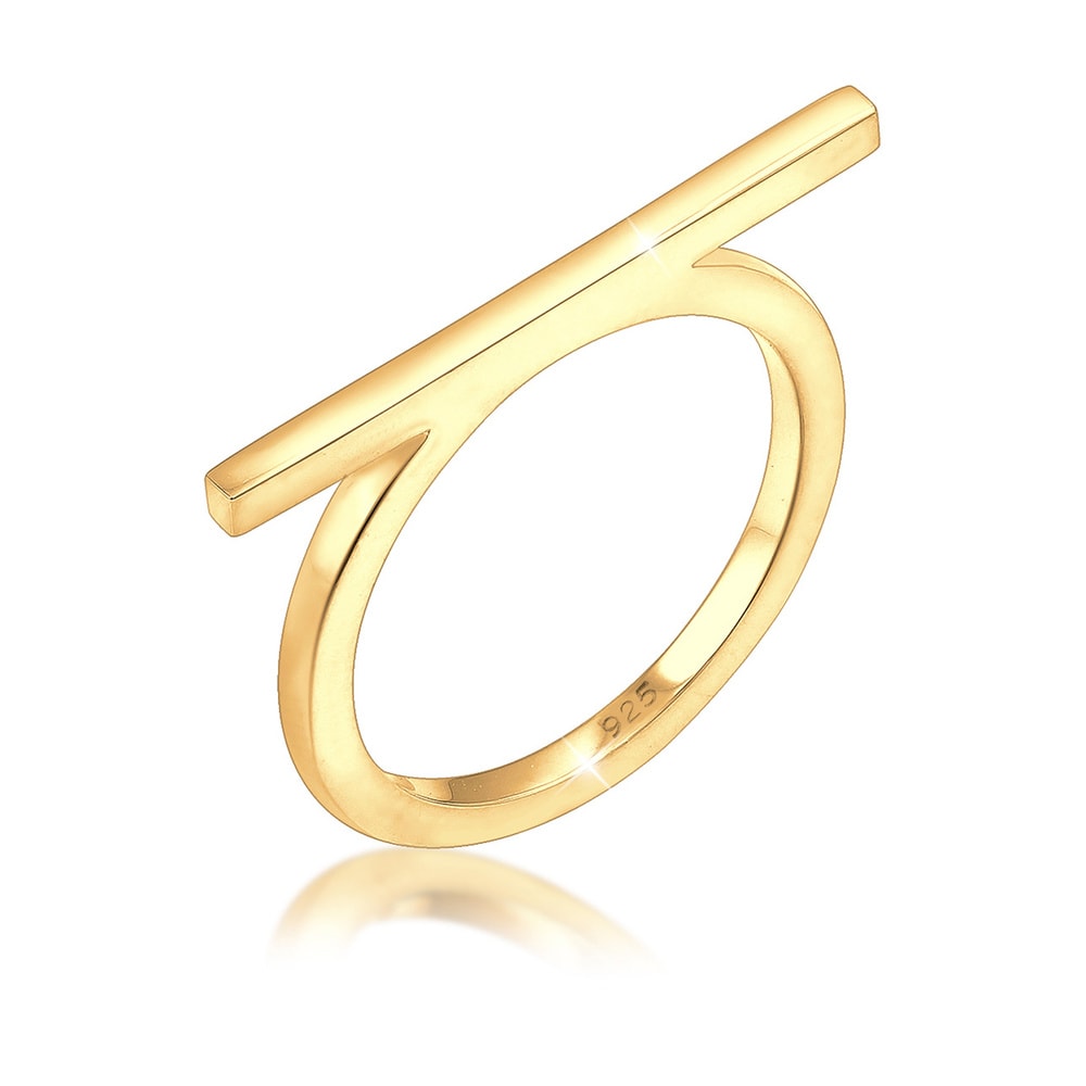 Elli Elli Bague Bloggueur Geo Minimal 925 Argent Bague