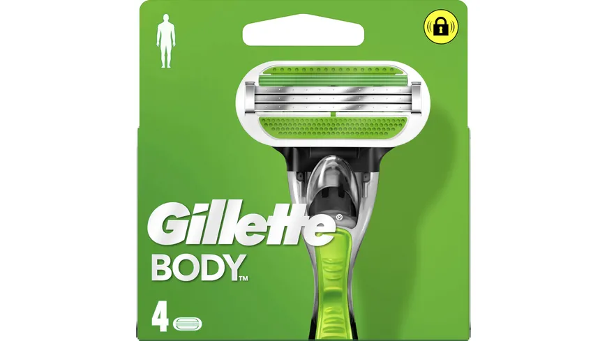 Gillette Rasierklingen Body 4er