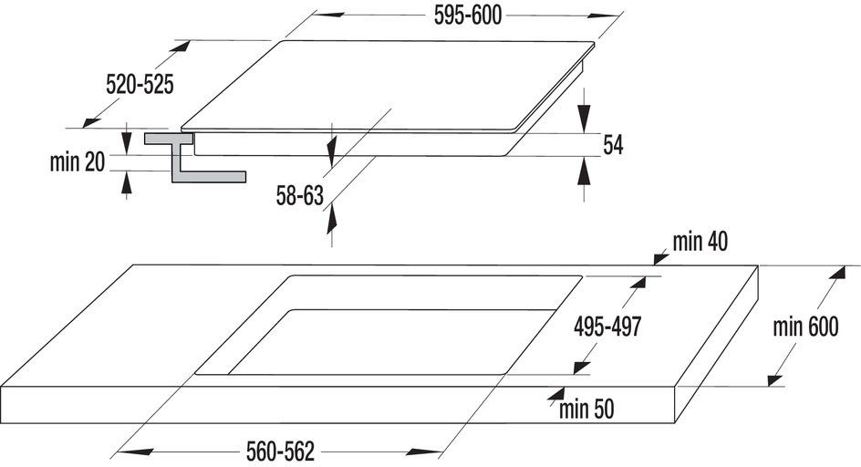 GORENJE Backofen-Set Pacific Backofen-Set Pyrolyse/Induktion 2021, mit 1-fach-Teleskopauszug, Pyrolyse-Selbstreinigung, Pyrolyse Backofen & Induktionskochfeld