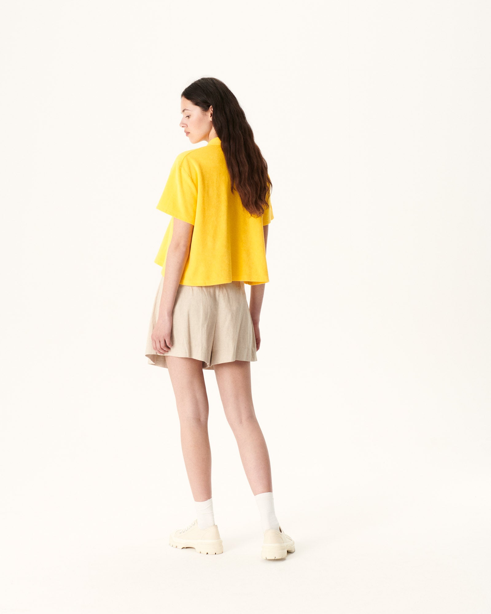 Chemise courte éponge Citron Nova