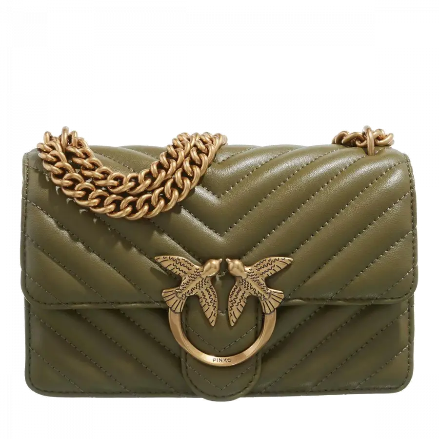 Pinko - Pinko Shoulder Bags Textil Green - grün