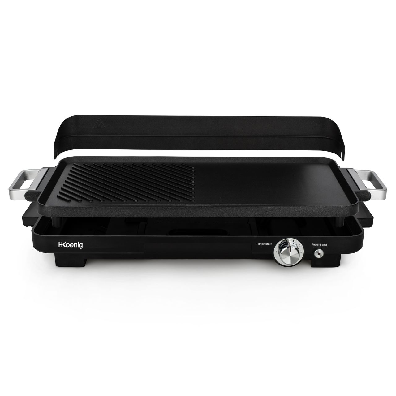 H.Koenig elektrischer Tischgrill GRX330 für drinnen und draußen