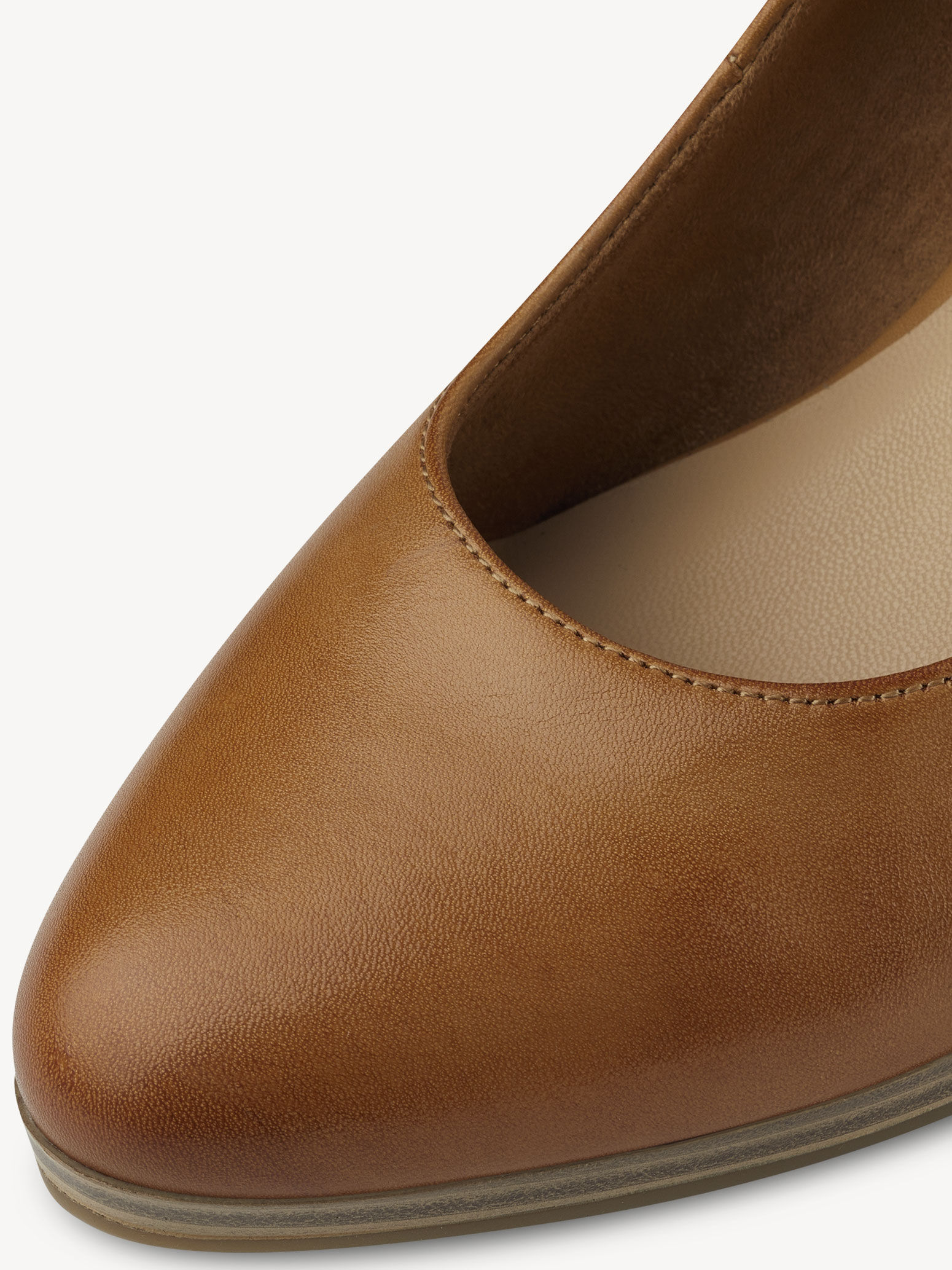 Escarpin en cuir - marron