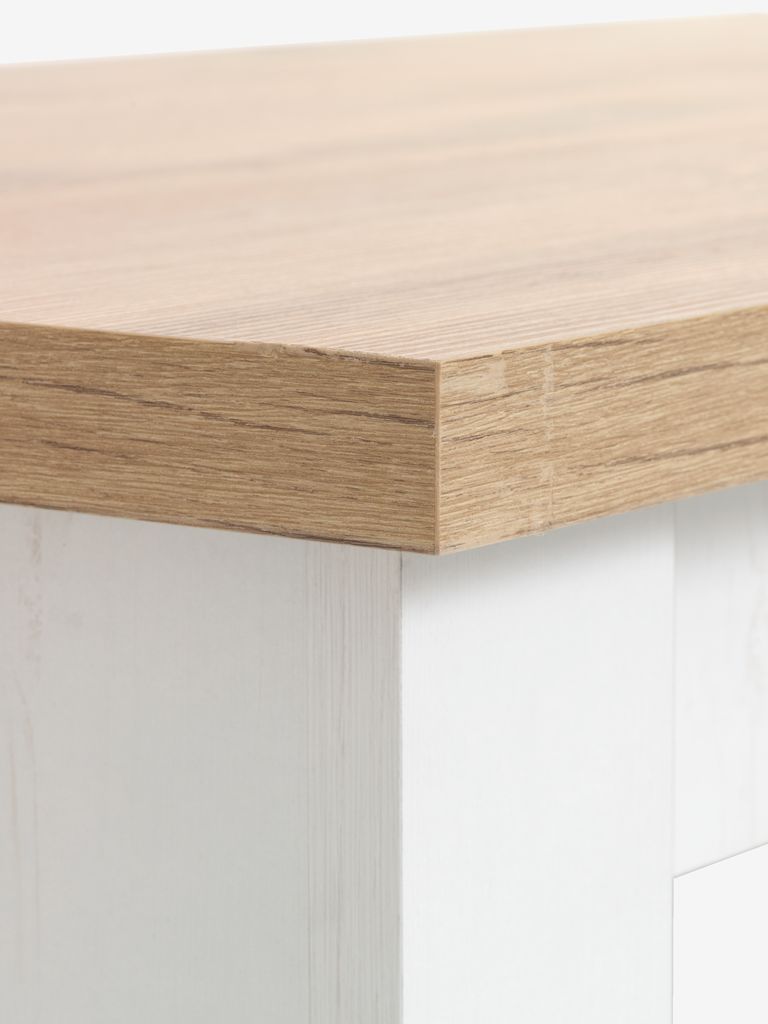 MARKSKEL Stolik kawowy MARKSKEL 60x110 biały/dąb